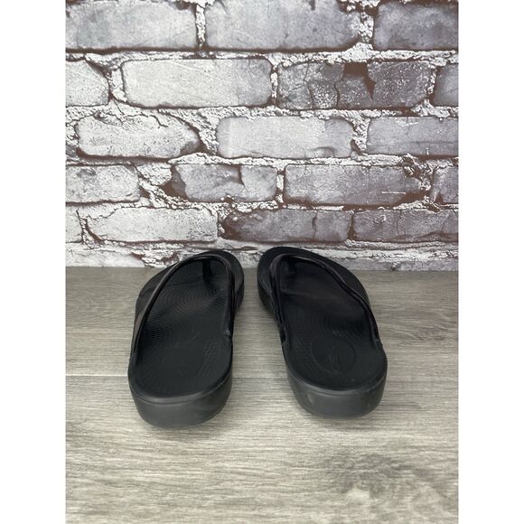 OOFOS OOlala Purple Metallic Recovery Flip Flop Sandals Women’s Sz 7.5M US/38EU - Picture 5 of 16